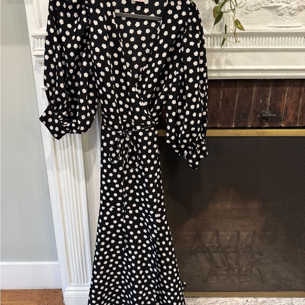 Kate Spade Black and White Polka Dot Dress